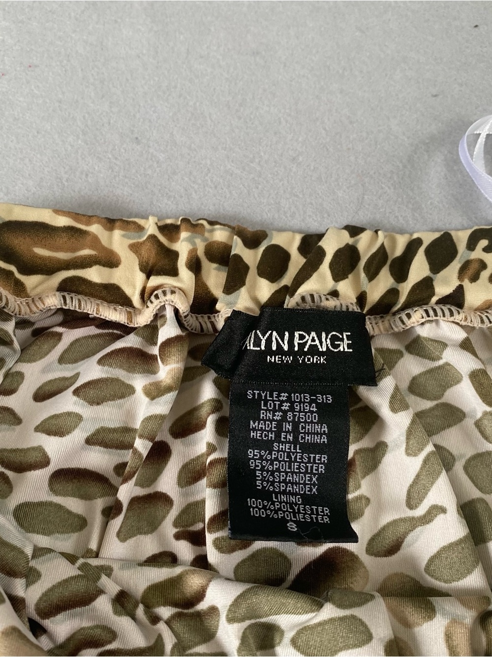 Alyn Paige Leopard Print Halter Maxi Dress Boho Safari Glam Size Small - Picture 7 of 12
